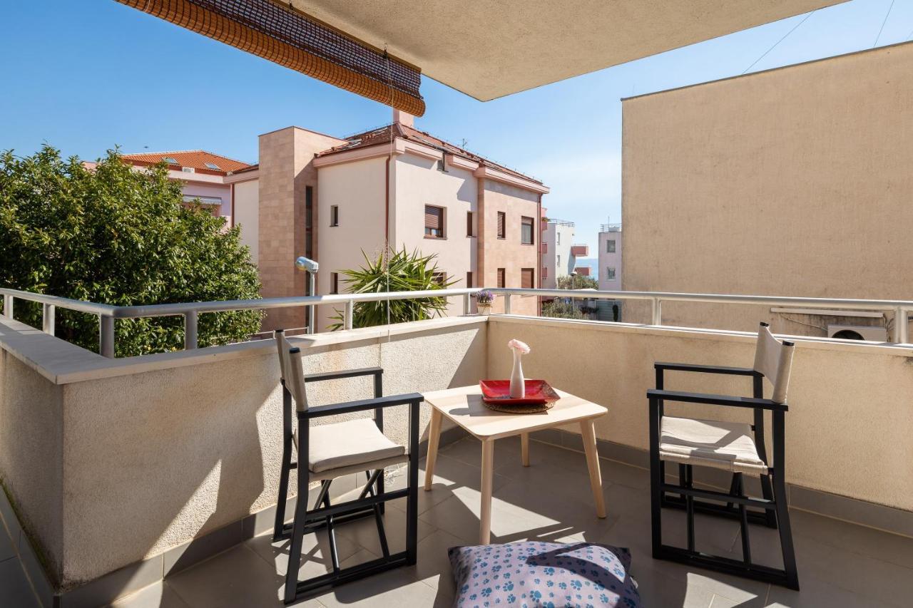 Modern Apt With Terrace 4 Min Walk To The Beach Split Luaran gambar