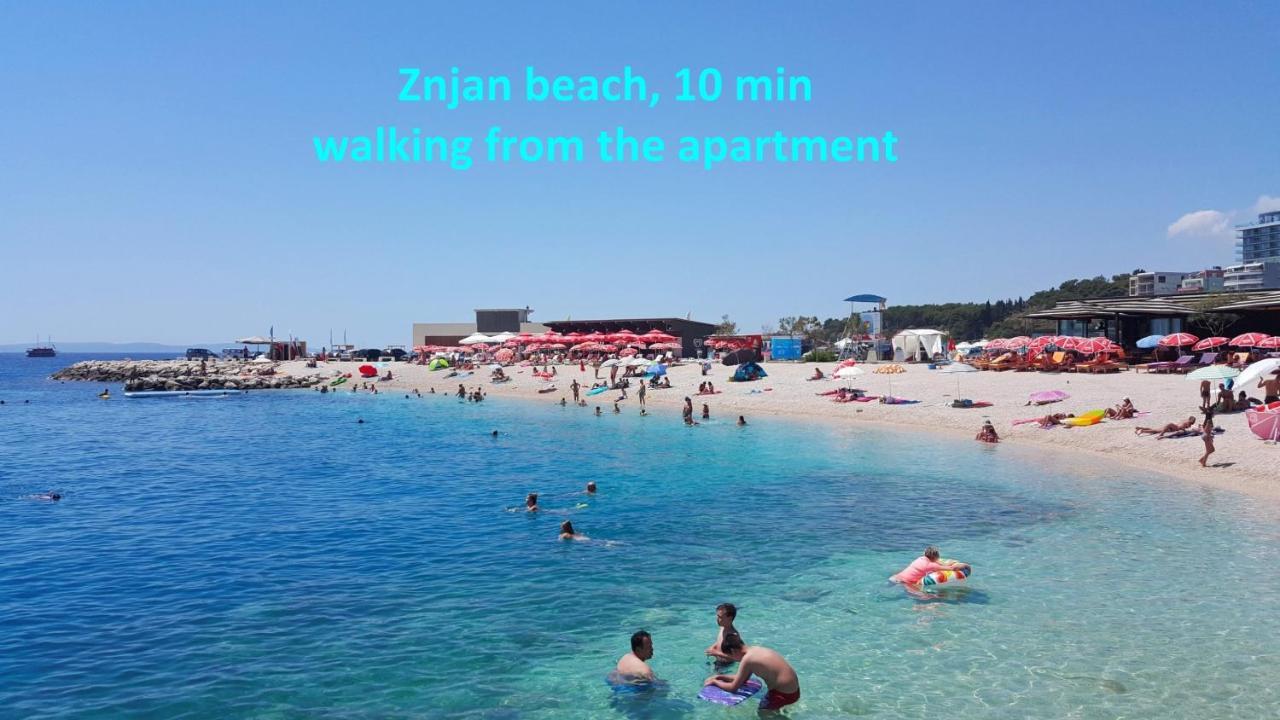Modern Apt With Terrace 4 Min Walk To The Beach Split Luaran gambar